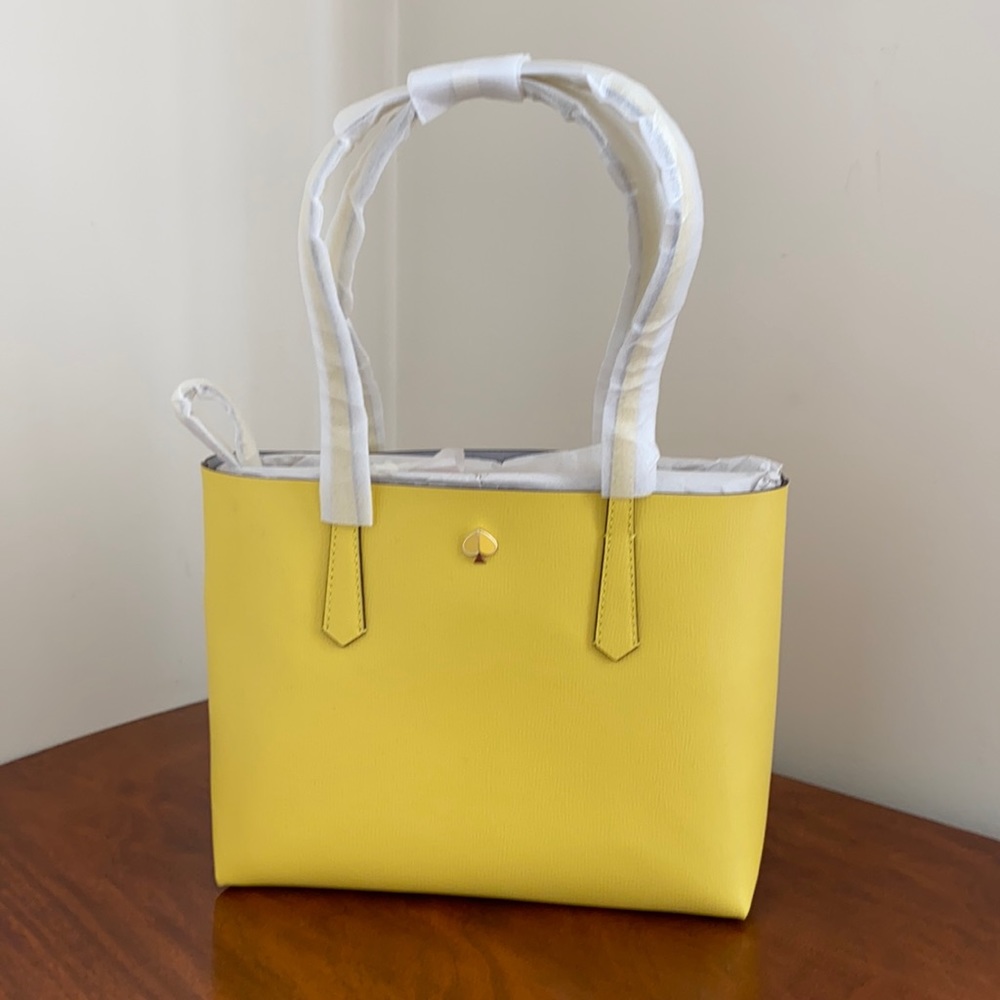 Brand New Kate Spade Bright Yellow “Molly” Small Tote